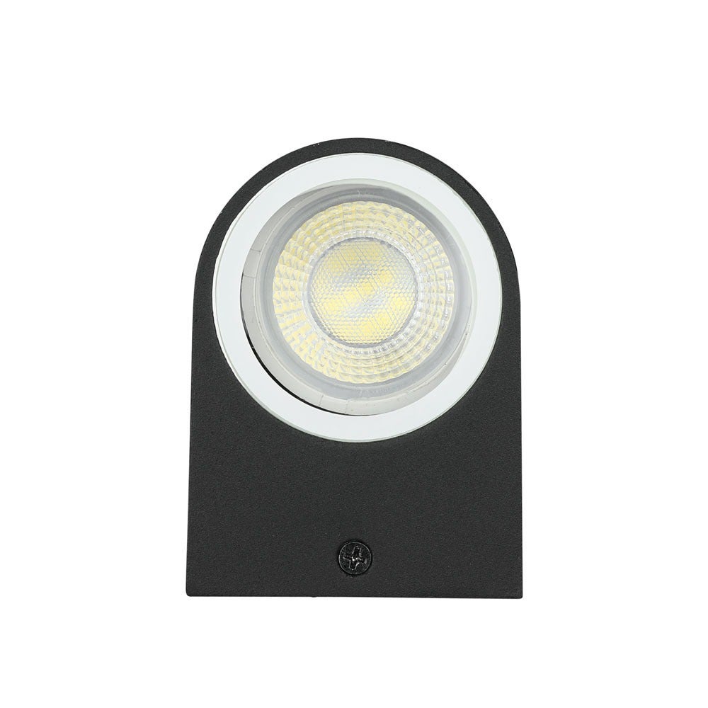 GU10 Buitenverlichting - Wandmontage - Armaturen - Zwart - IP44 - Modelnr: - VT-7651RD