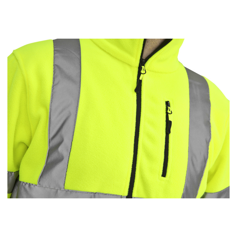 Refleksjakke fleece XXL