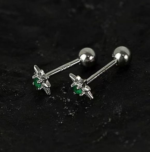 Lilafey - Ster Strass Legering Oorbel