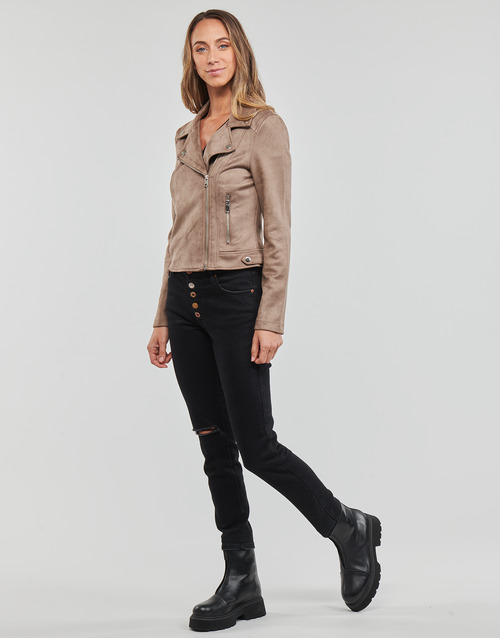 Vero Moda - VMJOSE AW23 SHORT FAUX SUEDE JACKET NOOS - Marron