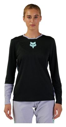 Maillot à manches longues Fox Femme Defend Race Noir