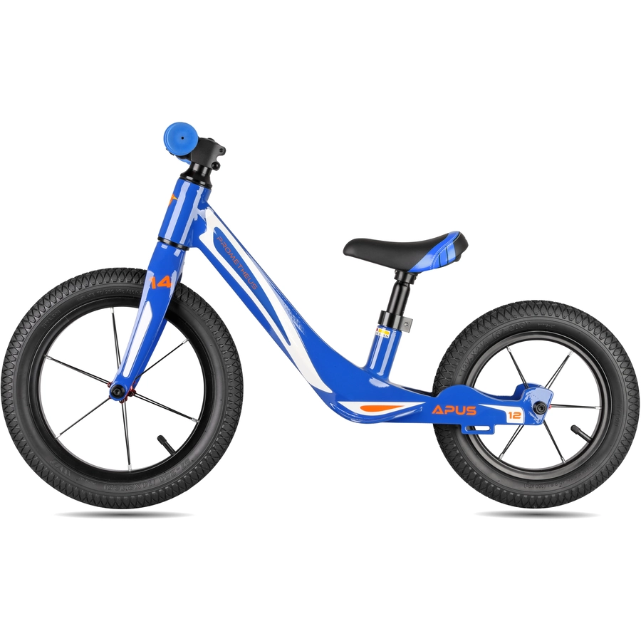PROMETHEUS BICYCLES® Kinderlaufrad 1412, Blau, Modell APUS