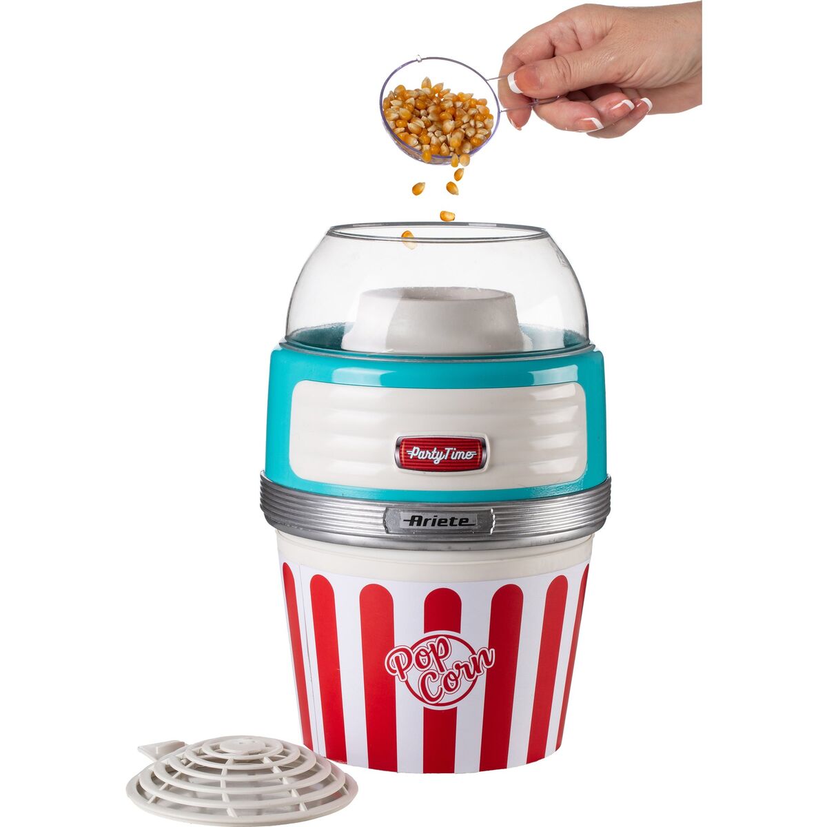 Party Time XL Popcornmaskin, blå
