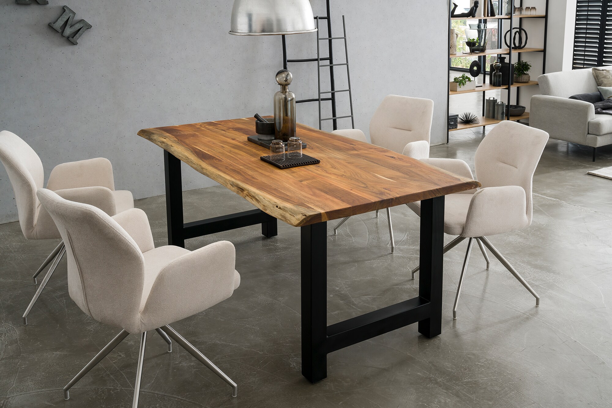 Esstisch Akazie 240x110 cm Esszimmertisch Küchentisch Tisch Holztisch