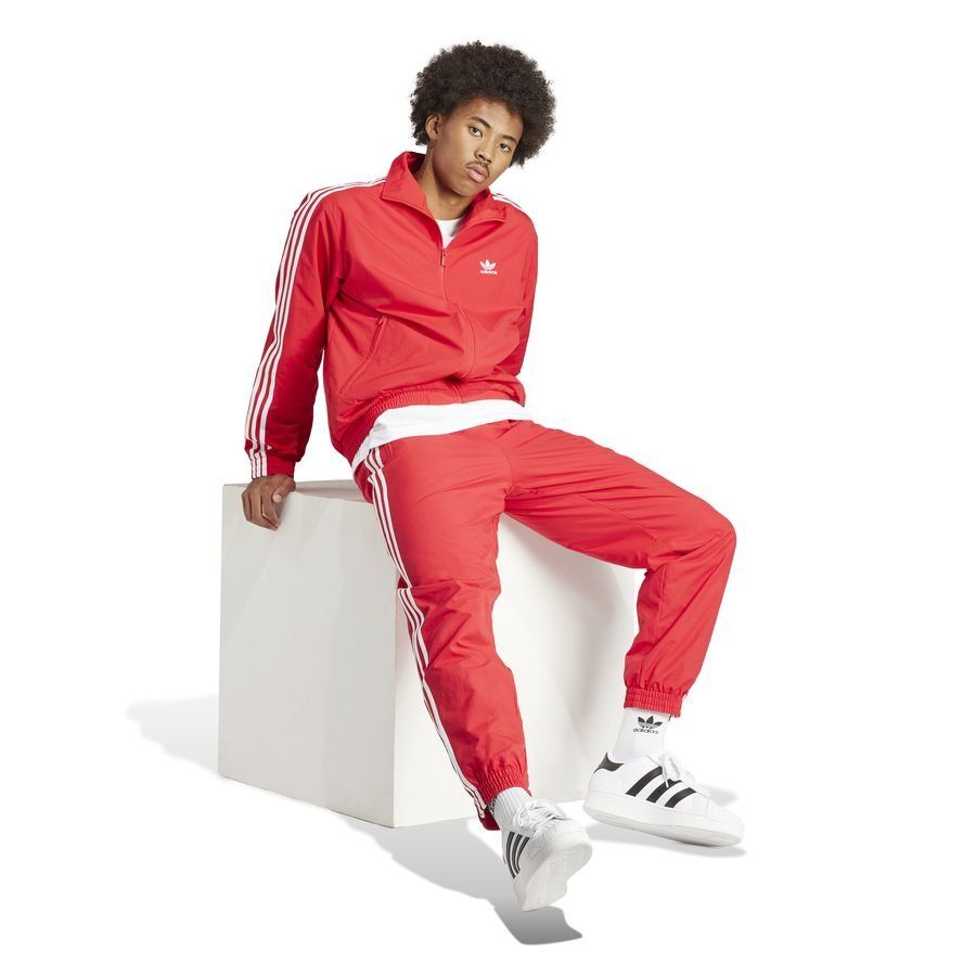 adidas Originals Haut d'Entraînement Woven Firebird - Rouge/Blanc
