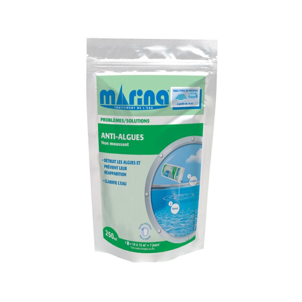 Anti algues sachet unidose 250ml Marina