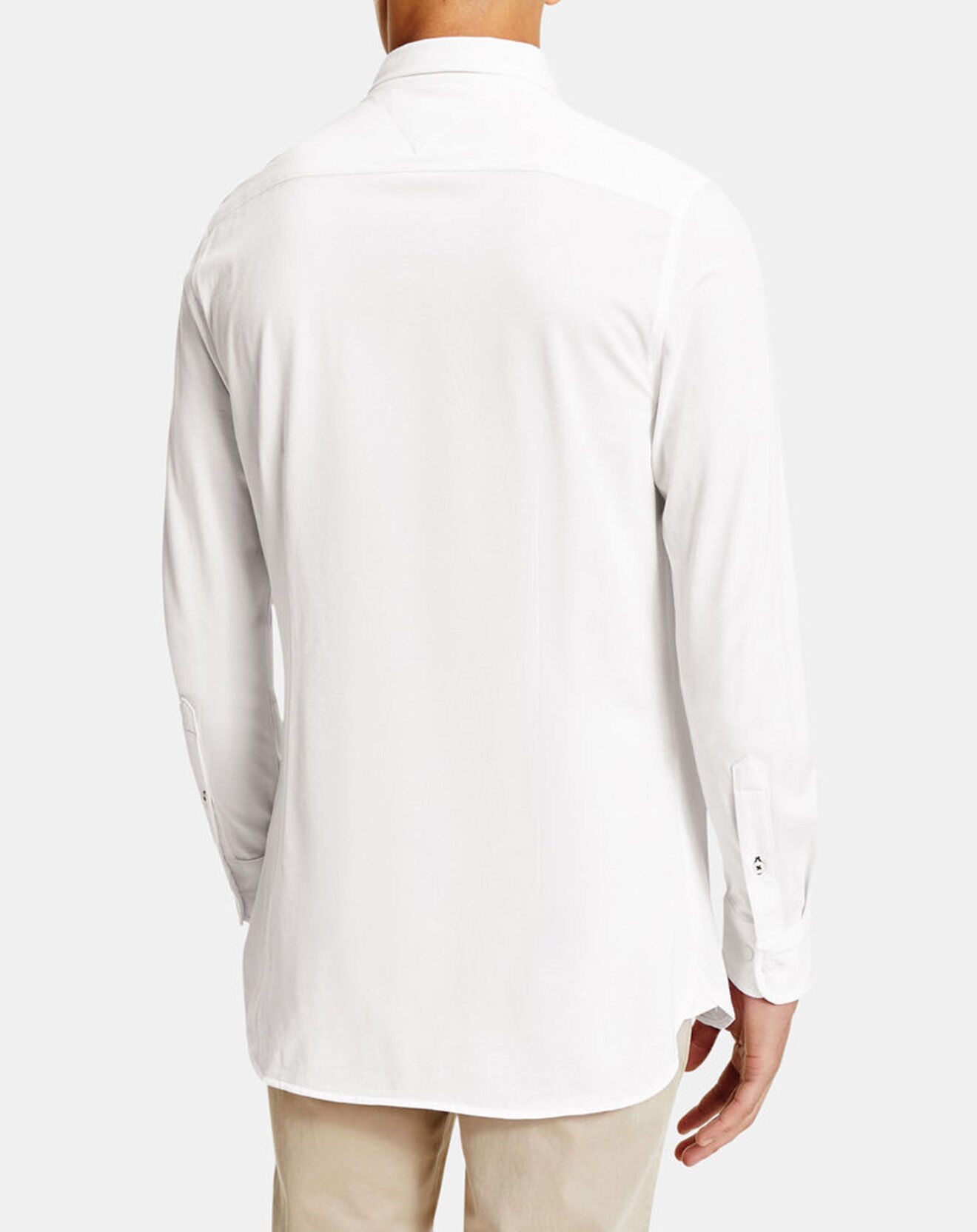 Tommy Hilfiger Chemise slim 1985 Knit Solid blanche