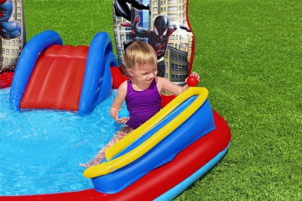Bestway 98793 / 23, Oppblåsbart spillsenter, 2 år, Plast, Polyvinylklorid (PVC), Blå, Rød