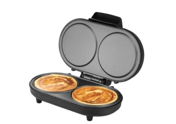 UNOLD 48165 American - Pandekagepande - 1 kW - børstet rustfrit stål/sort