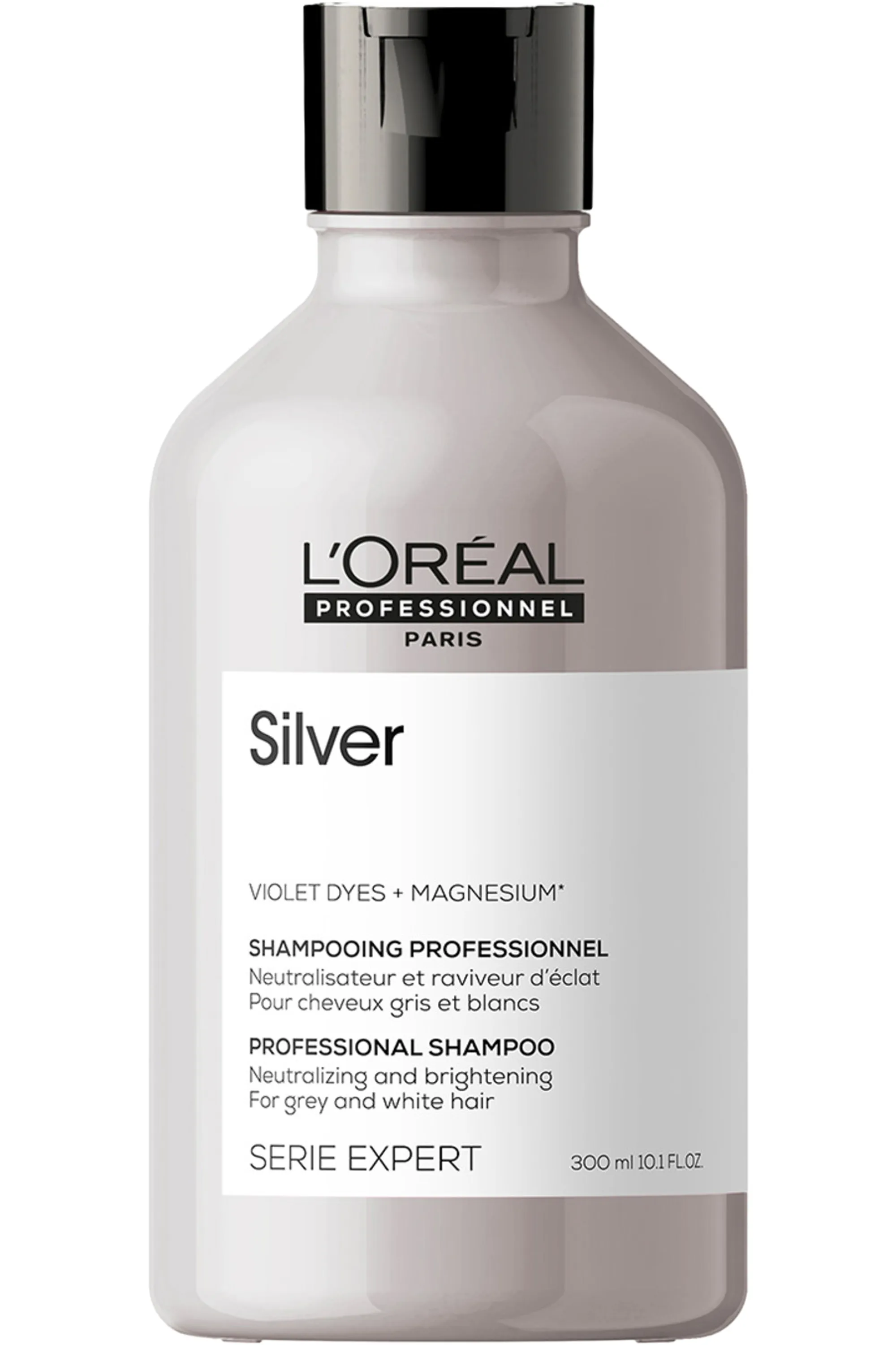 L'Oréal Professionnel Shampoing pour cheveux gris et blancs Silver-300.0 ml
