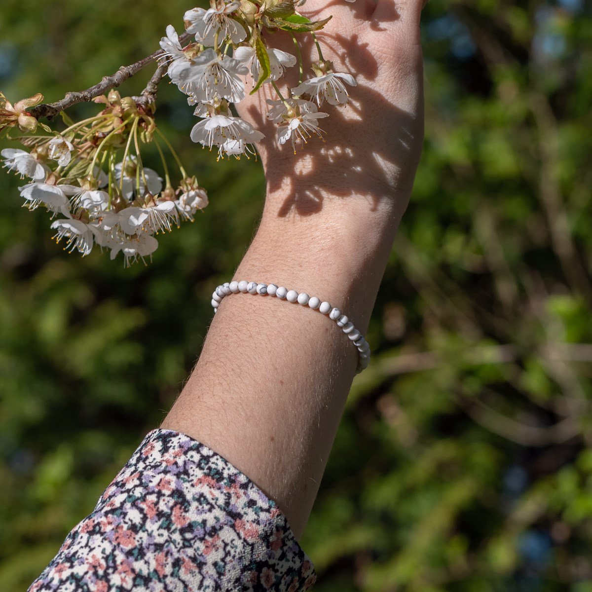 Bracelet Serena en pierres Howlite