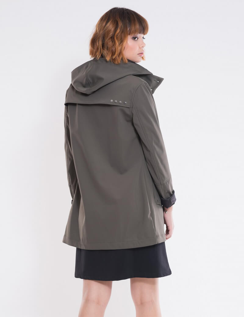 HBT BASICS - CASSIE TRENCH KAKI