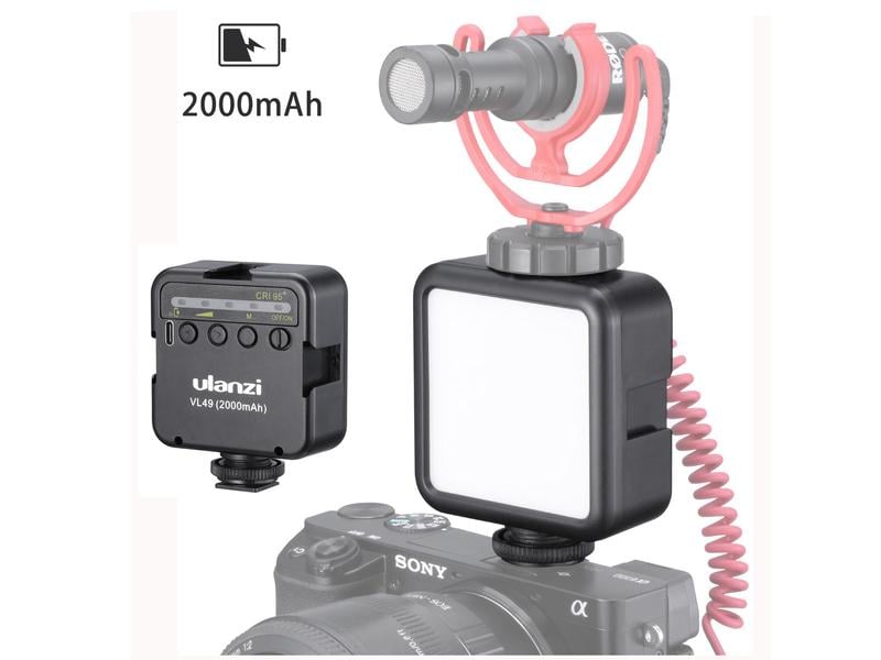 Ulanzi Videoleuchte VL49 Vielseitiges Mini LED Videolicht