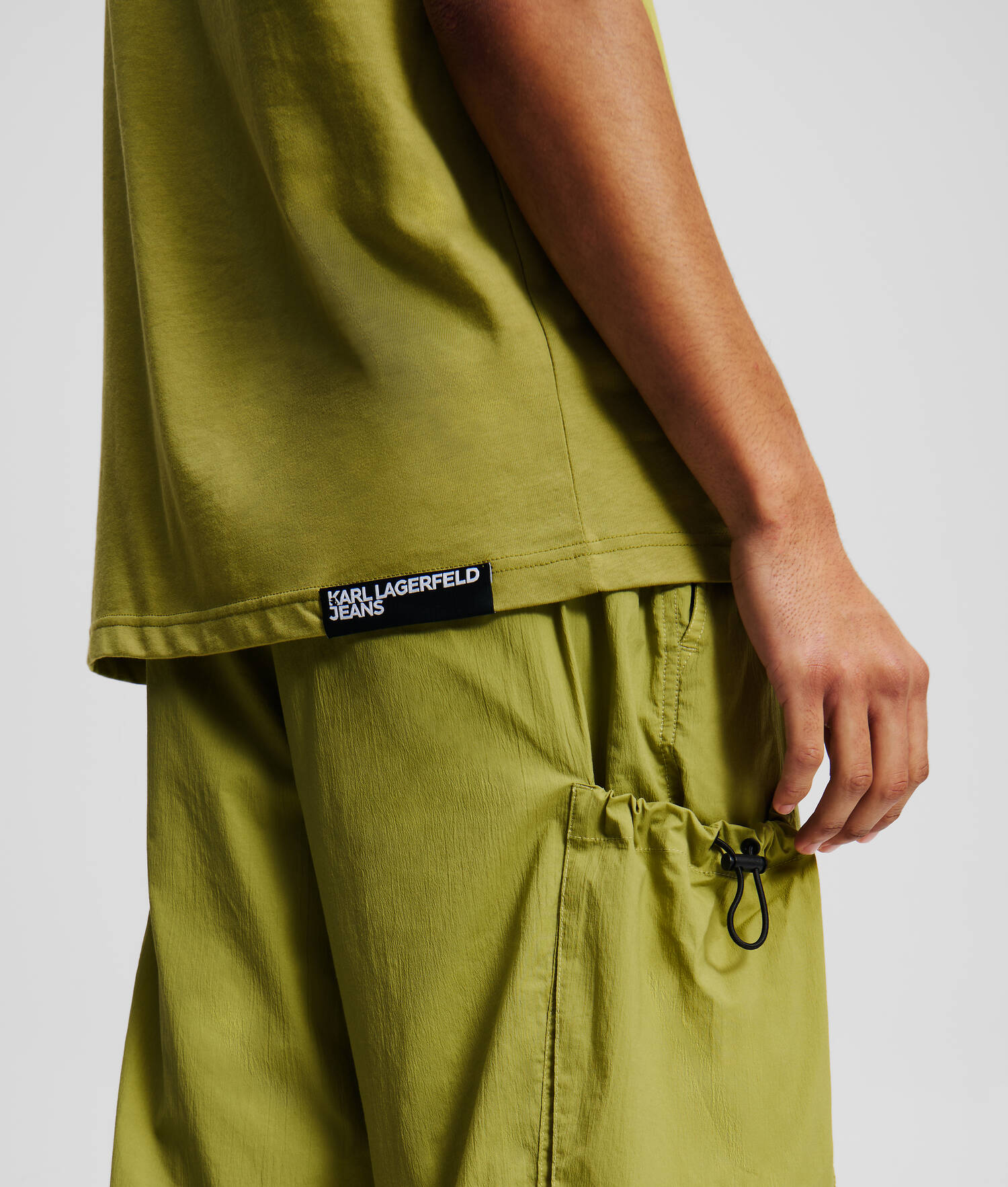 T-SHIRT AVEC LOGO KLJ - Vert Olive