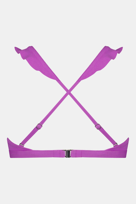 Beachlife Beachlife Purple Flash Padded Wired Bikini Top