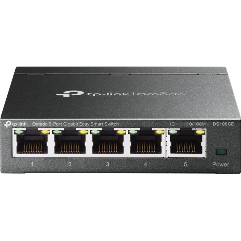 TP-Link Omada DS105GE commutateur réseau Géré L2 Gigabit Ethernet (10/100/1000) Noir