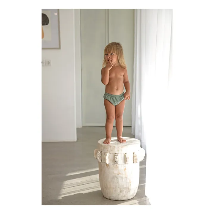 Ina Swim Slip de Bain Matière Recyclée Lumi | Vert foncé