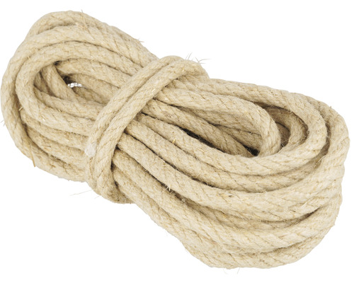 Mamutec gedraaid henneptouw, naturel, 10 mm, 10 m