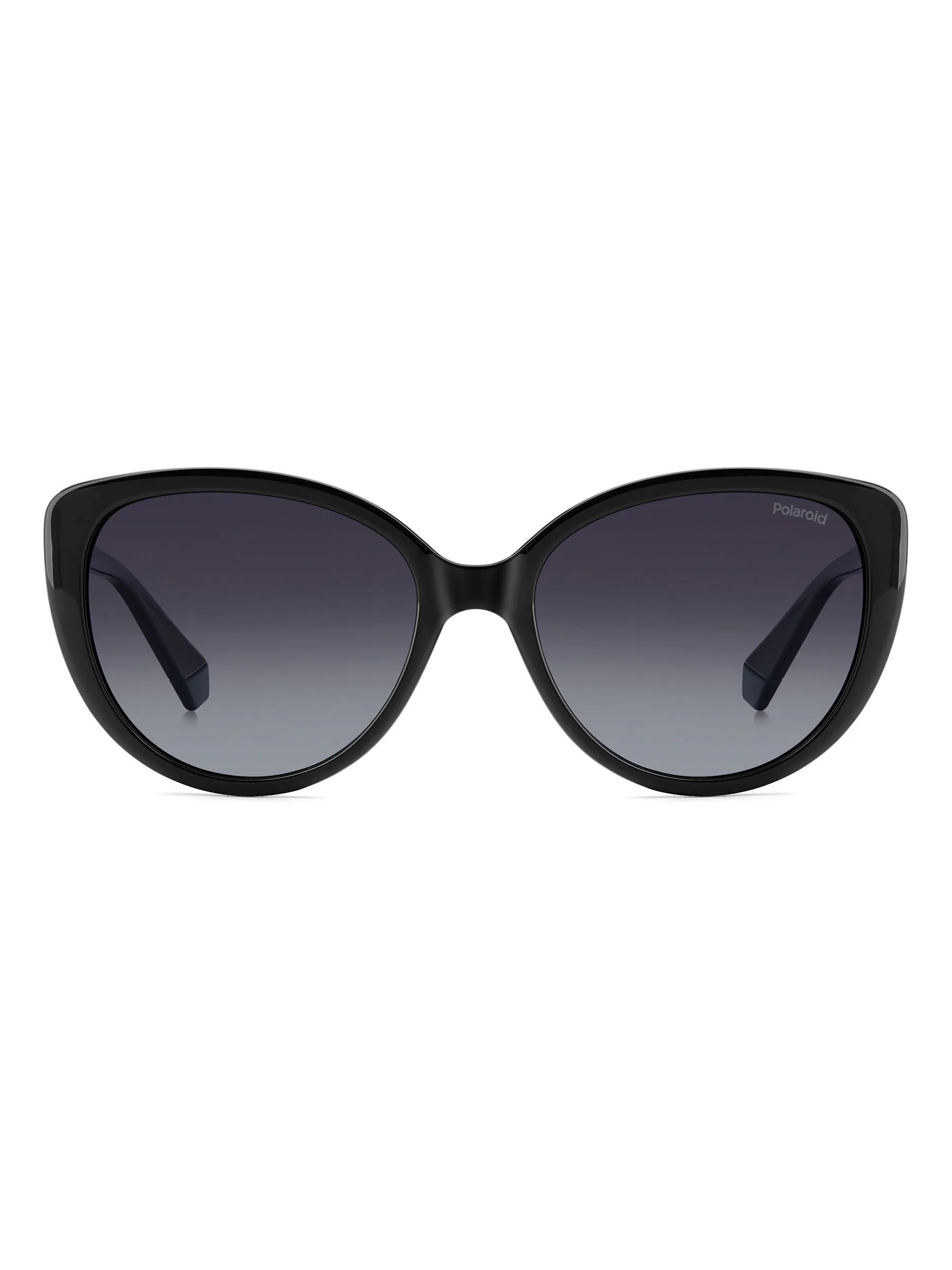 Polaroid Cat Eye Black Sunglasses With Jewel Embellishment