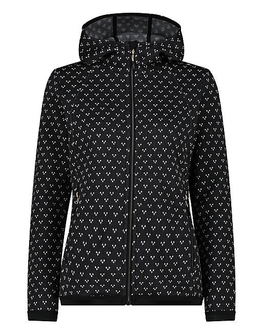 CMP - POLAIRE A CAPUCHE FIX HOOD JACQUARD KNITTED