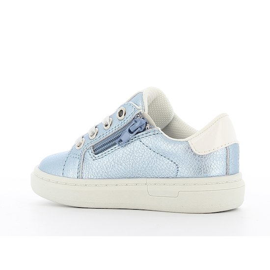 Baskets basses cœurs brillants   Bleu        de               P'tit Bisou premiers pas