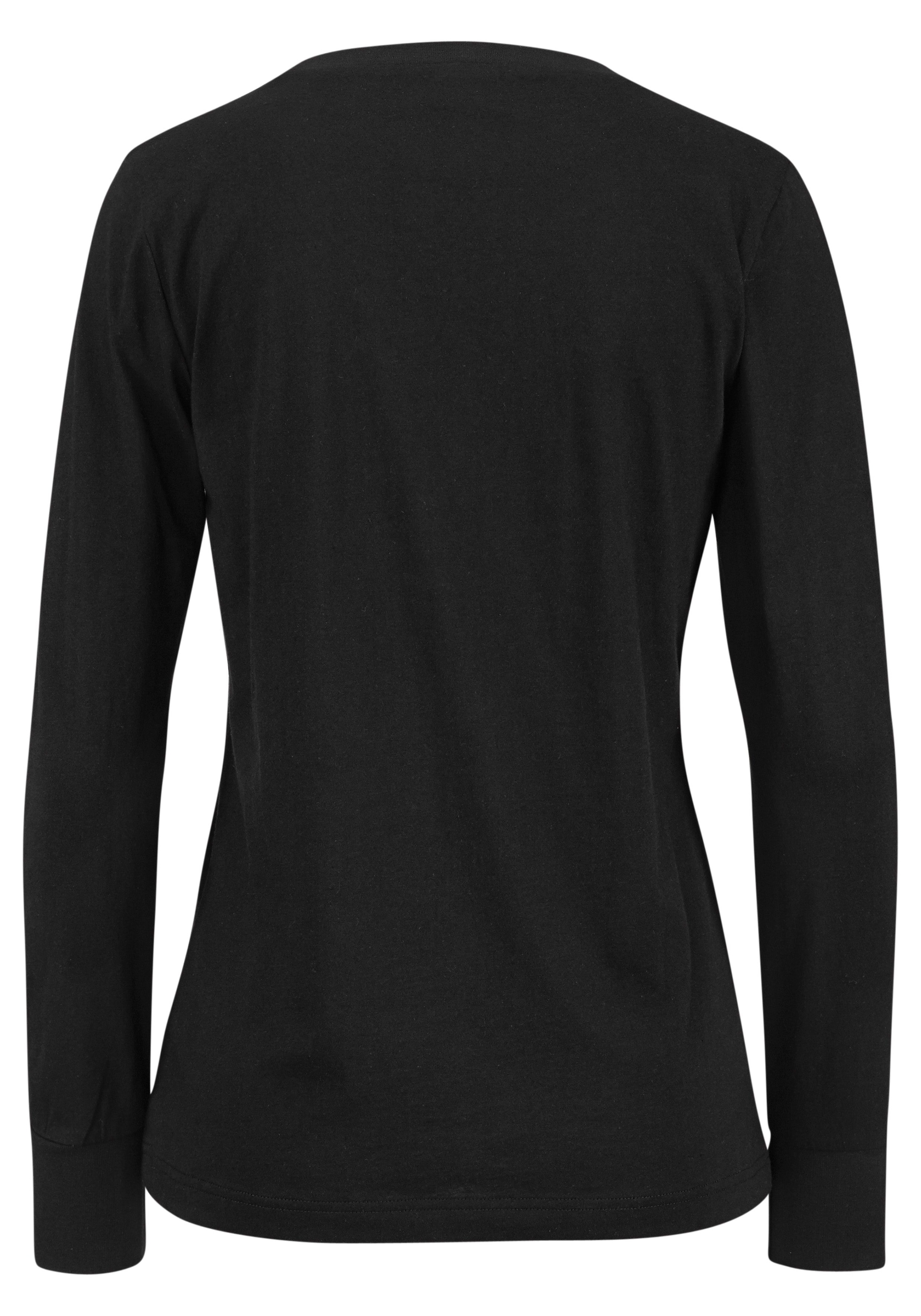 Buffalo Pyjama 2 Stk. tlg., gemusterte Hose mit Eingrifftaschen