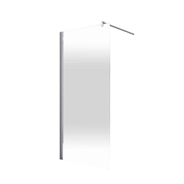Paroi de douche à l'italienne, 120 x 190 cm, Schulte NewStyle, Walk In, verre transparent anticalcaire, Brouillard