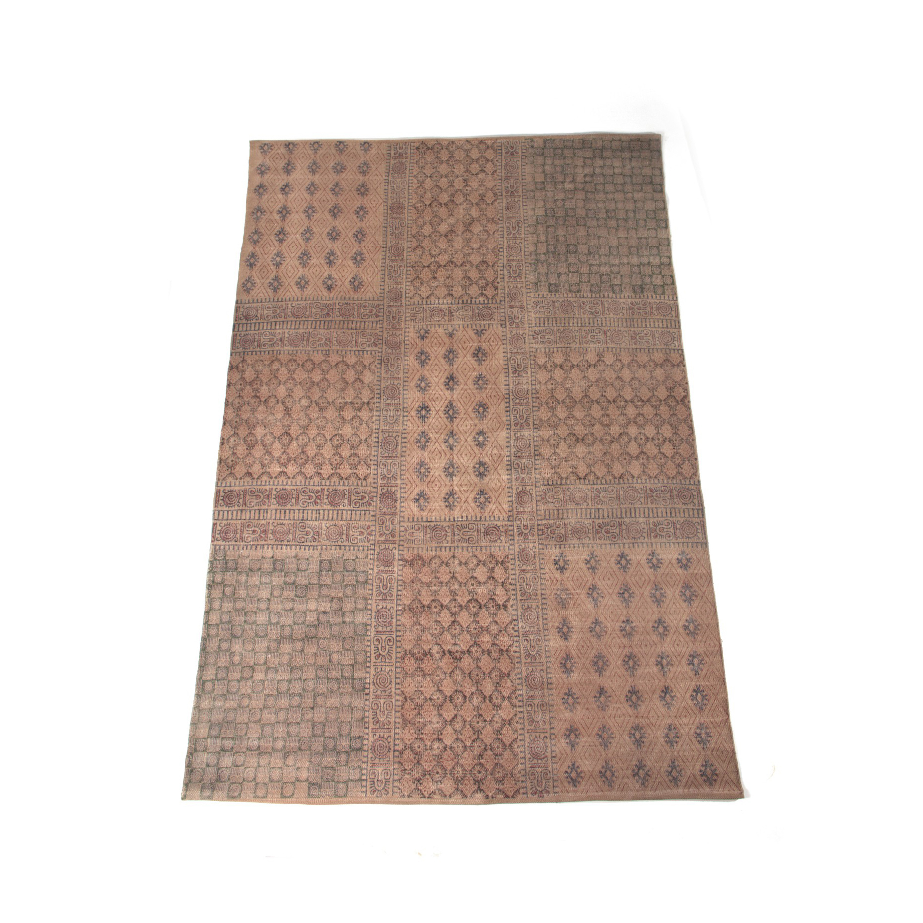 Teppich 'Silvassa', handbedruckt, L 200 cm, B 140 cm von fischer's lagerhaus
