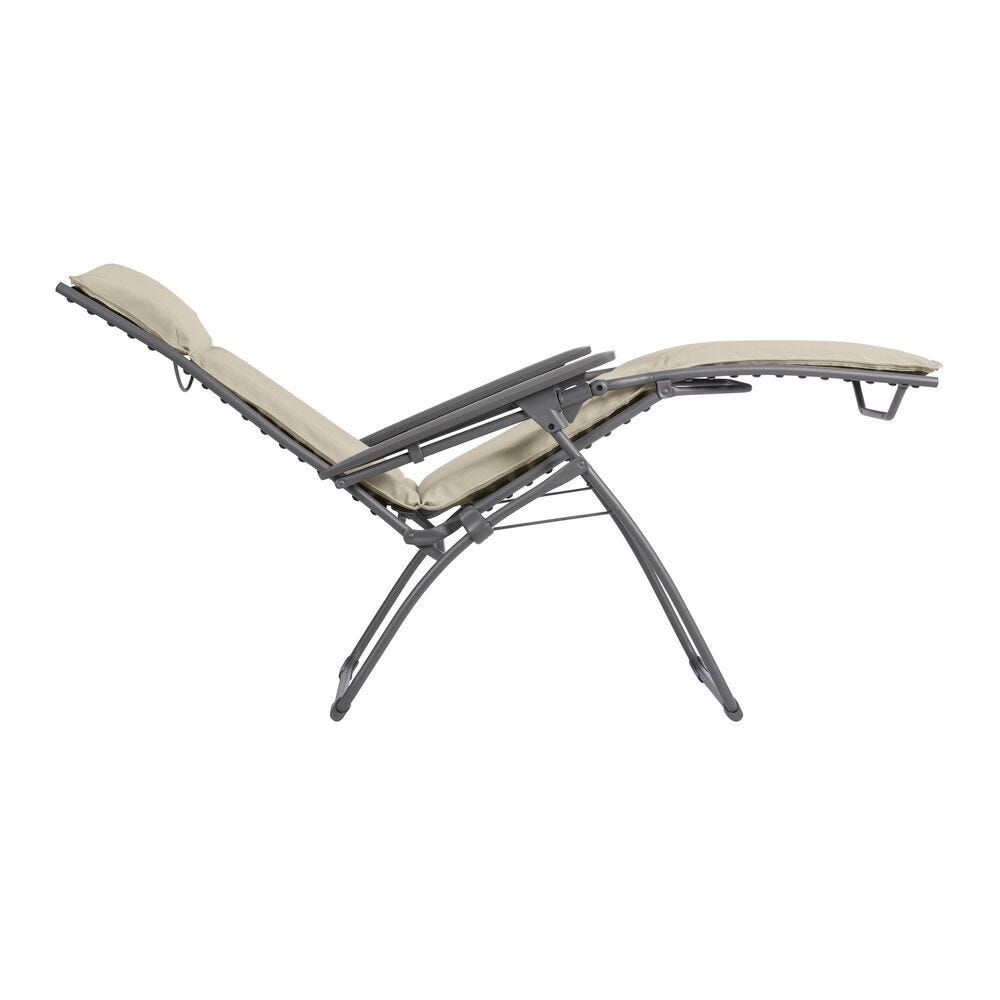 Gepolsterte Zero-Gravity-Relaxliege Bayanne Hedona Beige Latte