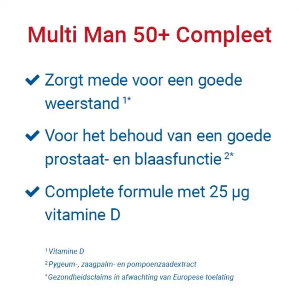 Vitalize Multi Man 50+60 tabletten