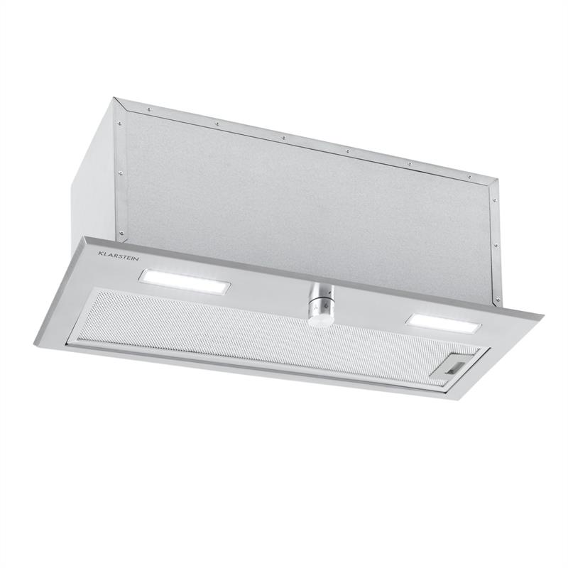 Simplica Dunstabzugshaube Einbau 70cm Abluft: 400 m³/h LED Edelstahl