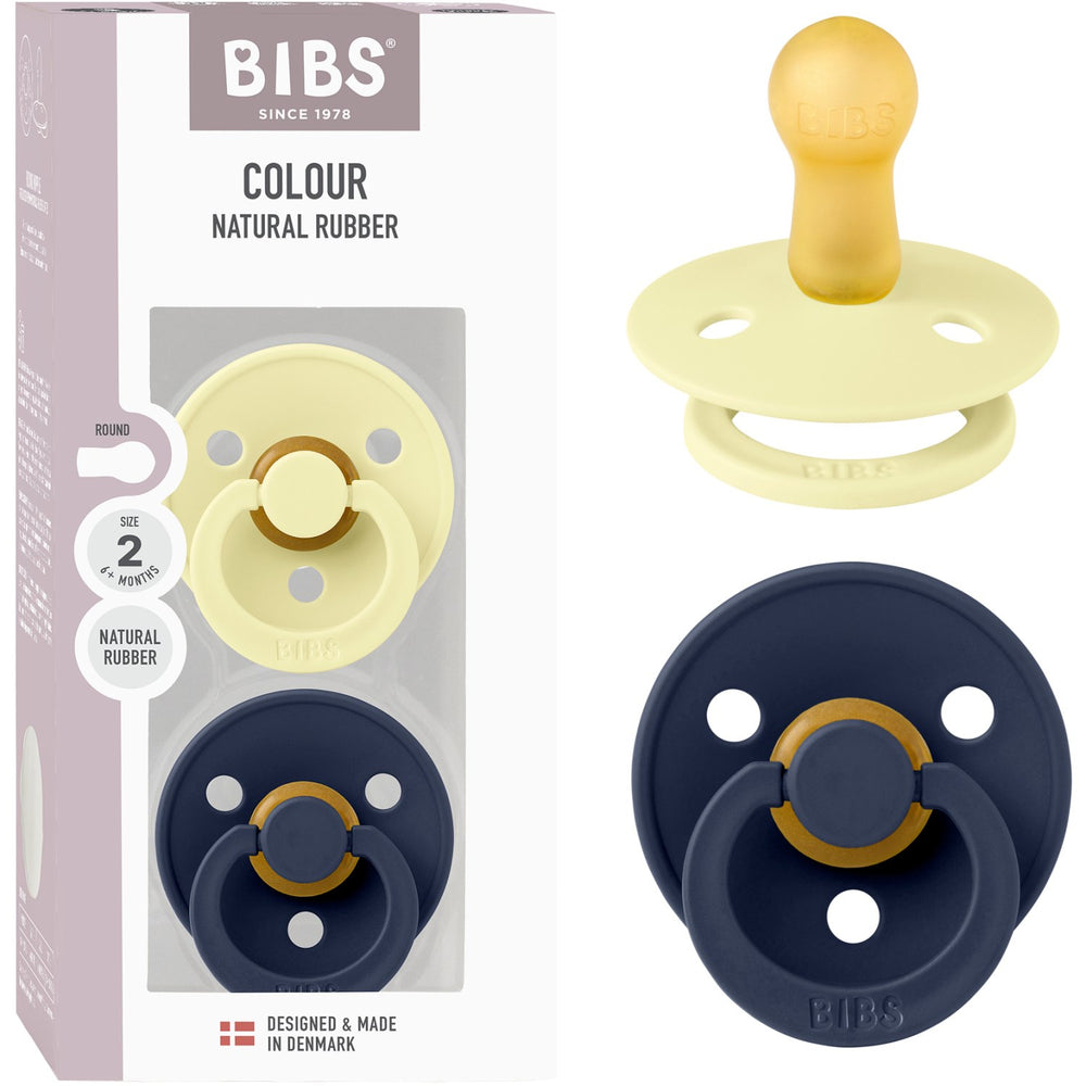 Køb Bibs Luna Sut Colour 2-Pak Latex Deep Space