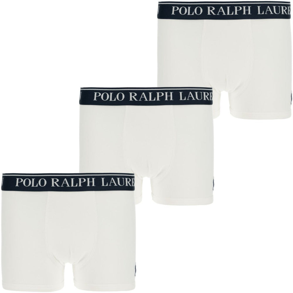 Køb Polo Ralph Lauren White Bomuld Stretch 3 Pack Boxer/Brief