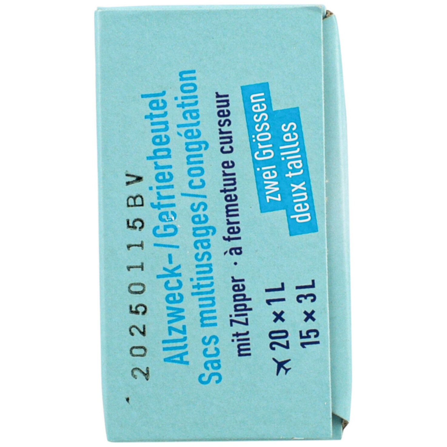 Prix Garantie Beutel Zip-Verschluss 1L 20 Stück + 3L 15 Stück