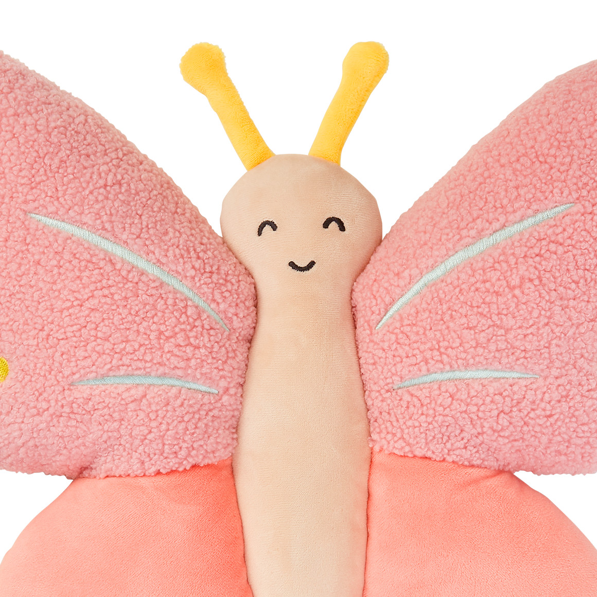 Topomini Figurenkissen Schmetterling mit Füllung rosa / pink
