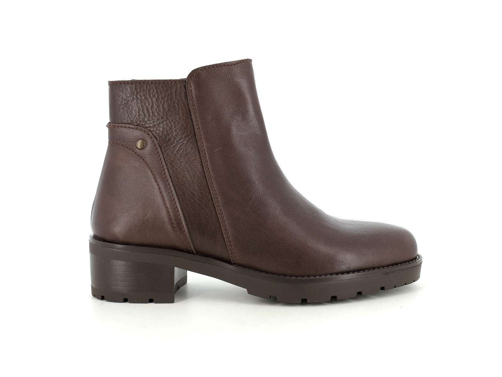 Brans-14142 Cuir Marron Fonce