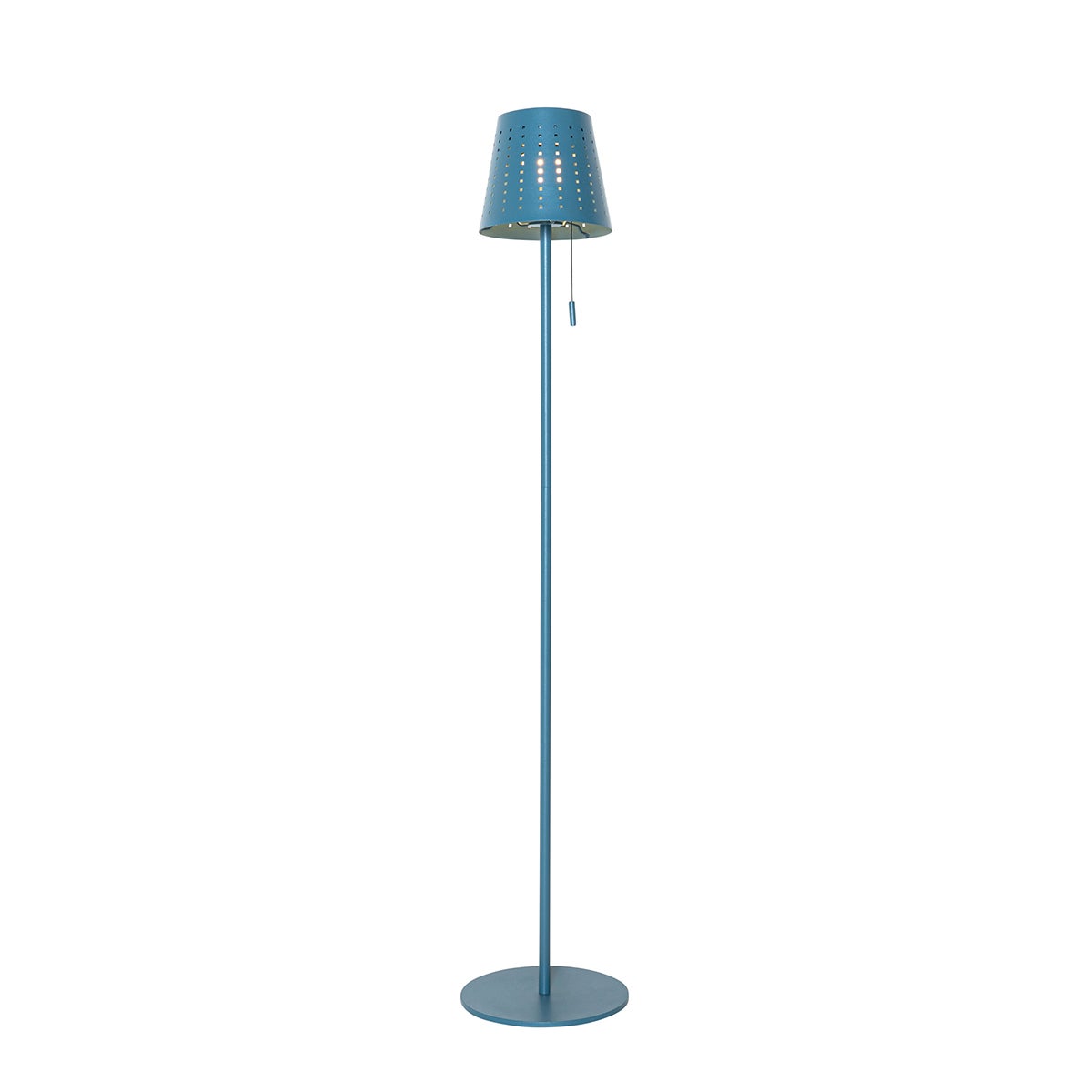 Buiten staande lamp, blauw, inclusief LED, 3-traps dimbaar, op zonne-energie - Ferre