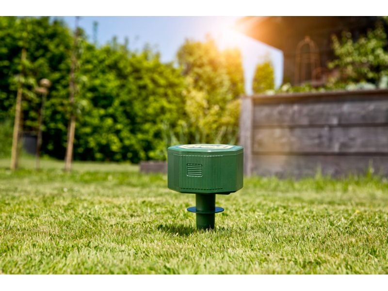Windhager Wühlmausgerät Mole Stop Solar Plus 1 Stück Schall- und Vibrationsvertreiber hält Maulwürfe und Wühlmäuse fern