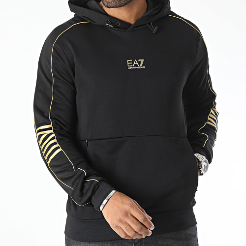 Sweat Capuche 6RPM06-PJ16Z Noir Doré