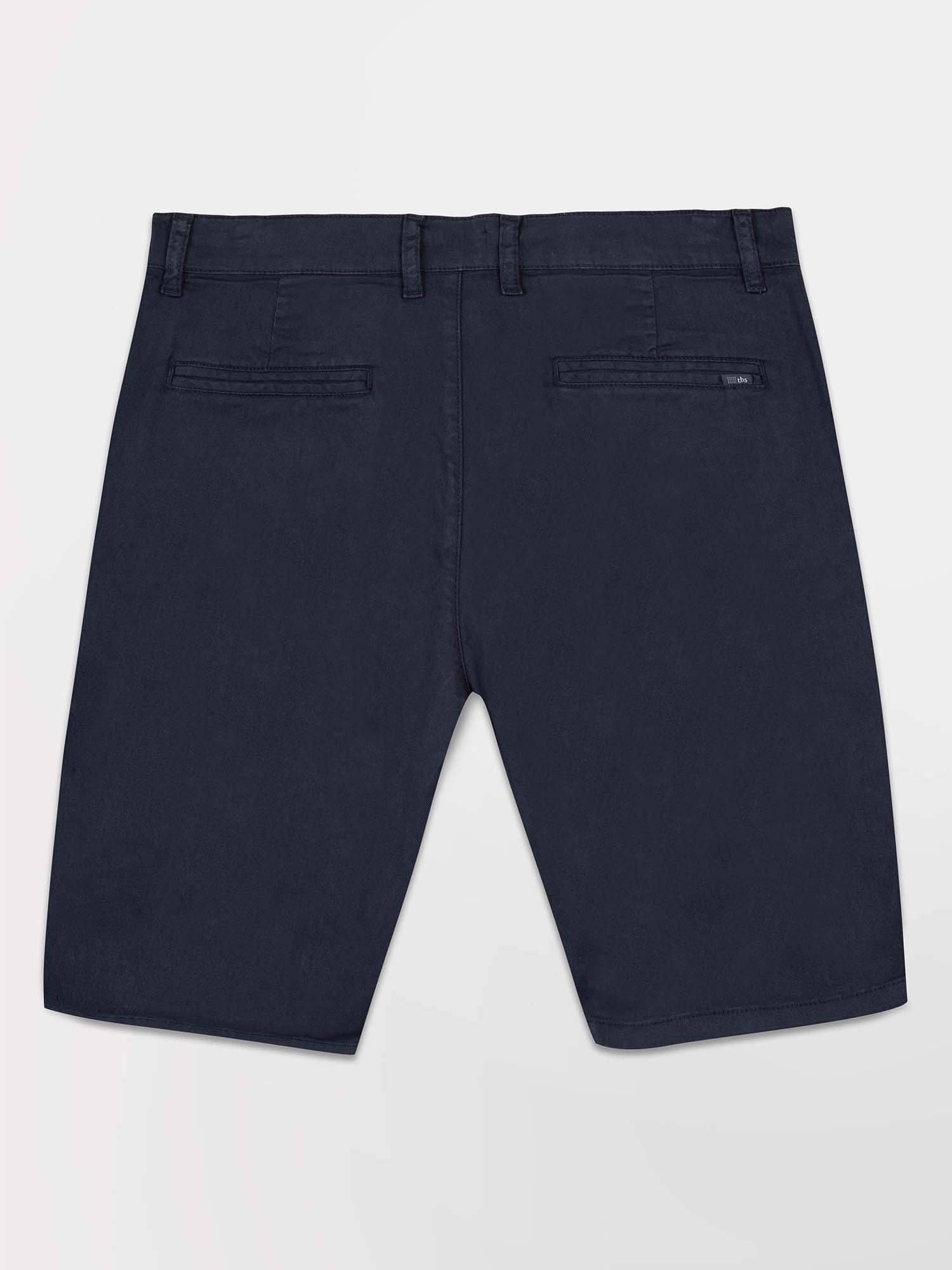 Bermuda Homme Coton Stretch Marine