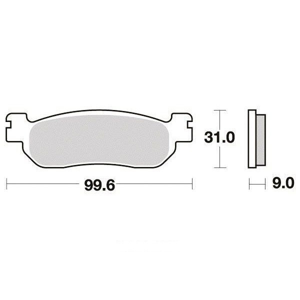 Sifam - Plaquettes de frein S1263N