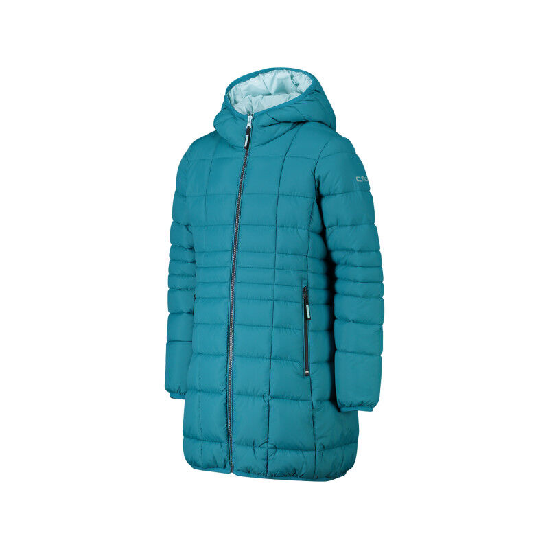 Girl's padded coat with hood - Parka enfant