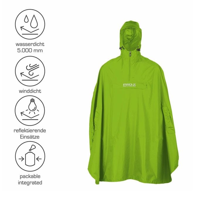Pro-X Elements Pasofino Fietsponcho Senior