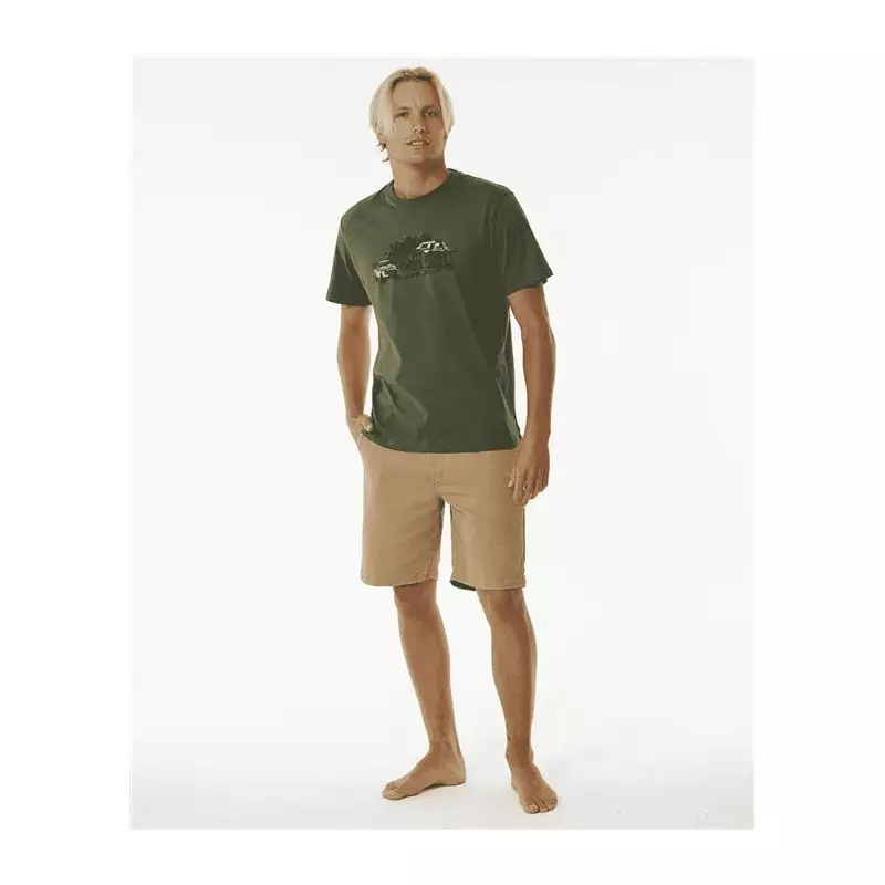 Teeshirt RIPCURL Search Trip Tee Dark Olive L