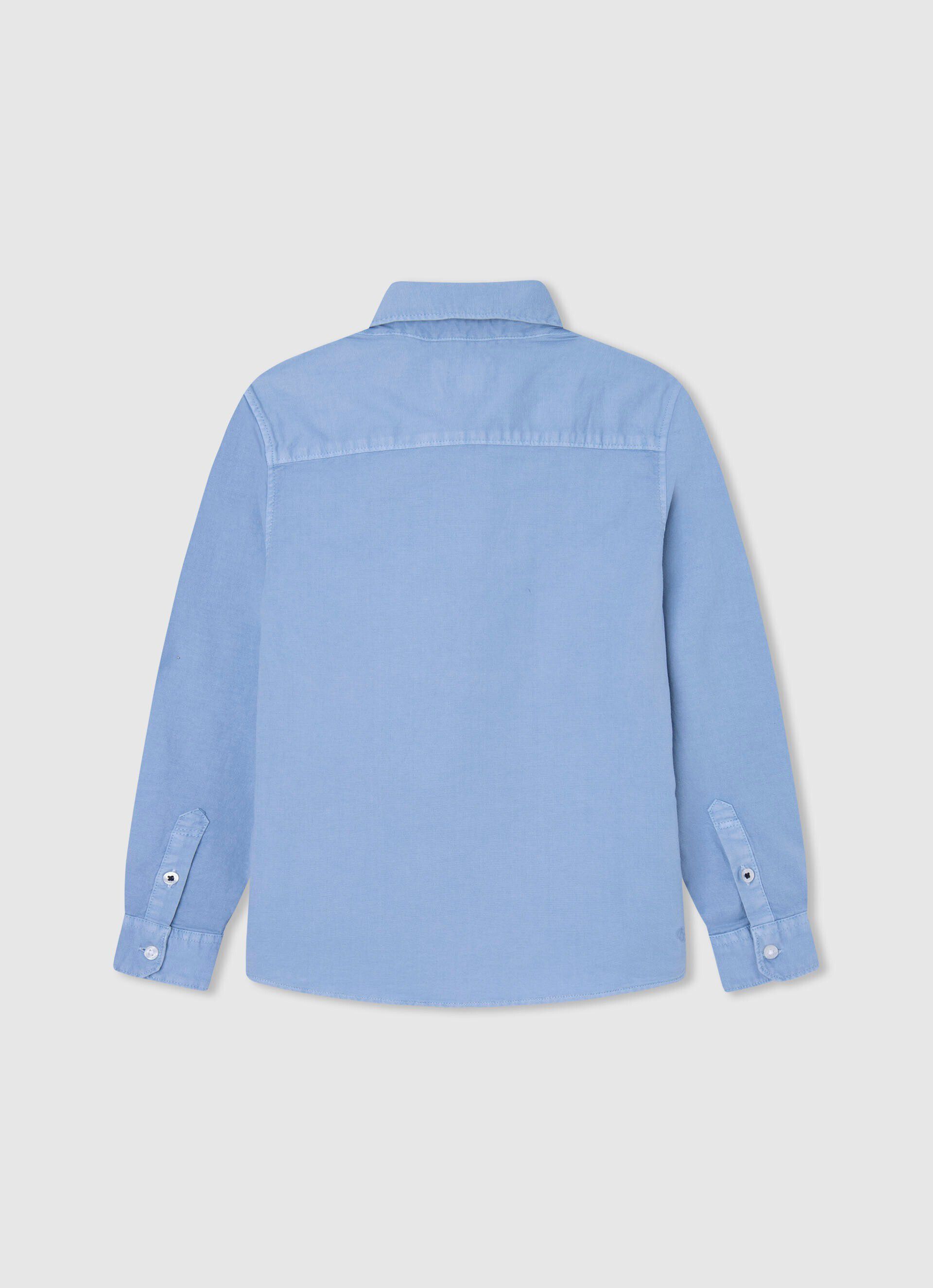 CAMISA MARSKE FIT REGULAR OXFORD - azul lixívia