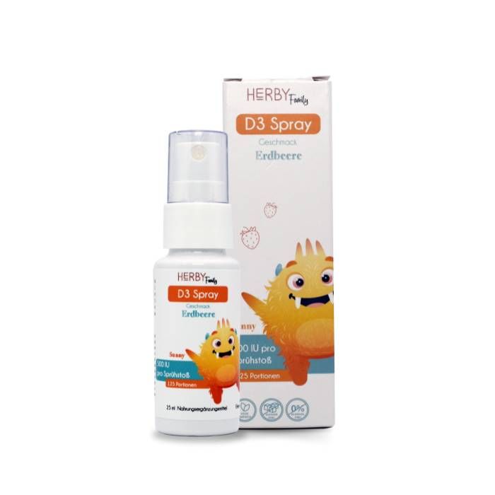 Herby Family® Vitamin D3 Spray für Kinder ab 3 Jahren