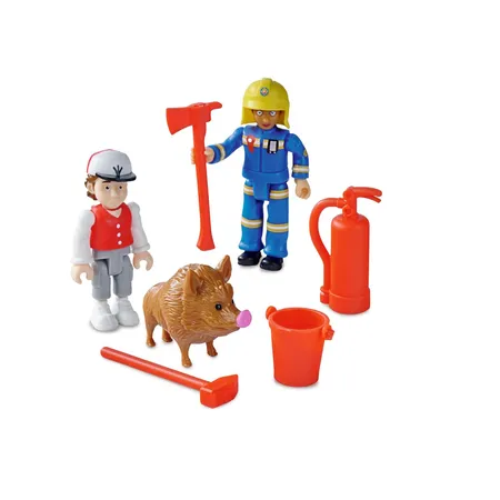 Simba Feuerwehrmann Sam Figuren Doppelpack V, 1 Packung, 4-fach sortiert
