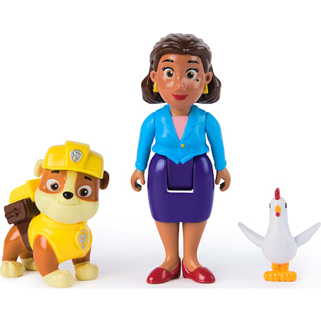 Paw Patrol Hero Pup - Borgmester Godglad og Rubble
