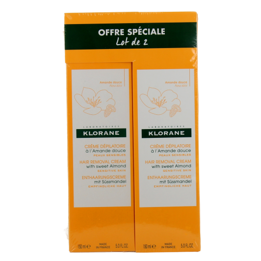 Crème Dépilatoire à l'Amande Douce Klorane