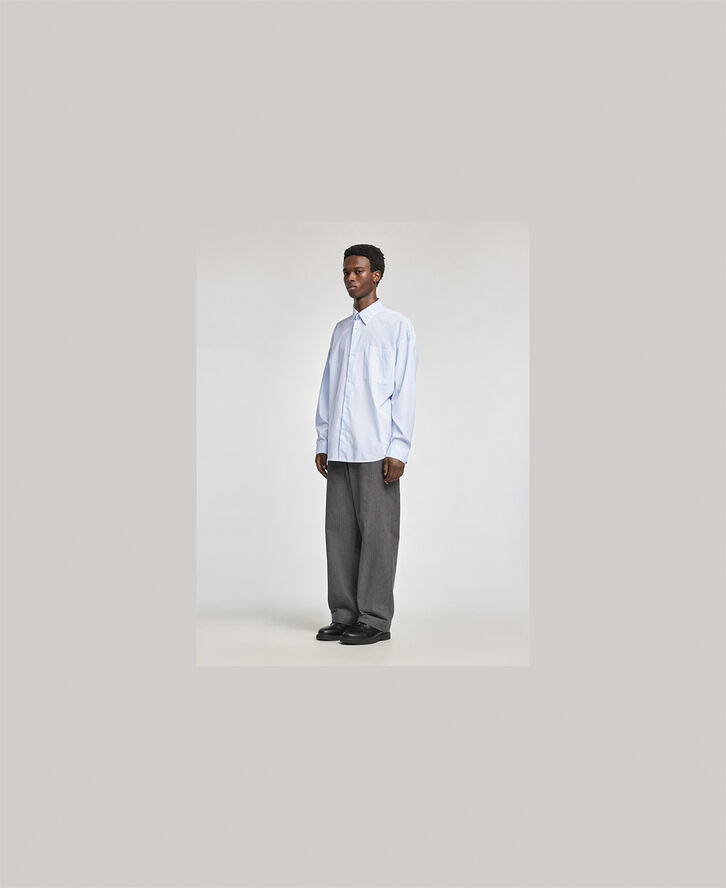 Annarr ANRVOLUND-STRIPE TEX SHIRT LS Blå